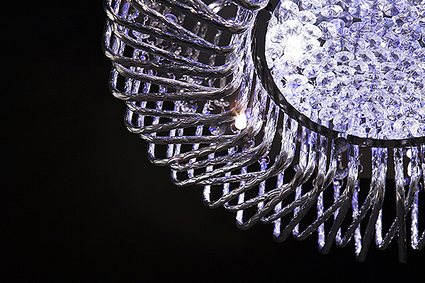 Потолочная люстра 5415 5415/9 хром/синий+красный+фиолетовый