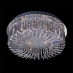 Потолочная люстра 5415 5415/9 хром/синий+красный+фиолетовый