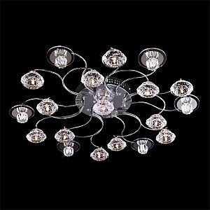 Потолочная люстра 4889 4889/13 хром/синий+красный+фиолетовый