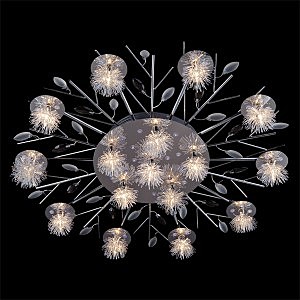 Потолочная люстра 5493 5493/16 хром/синий+красный+фиолетовый