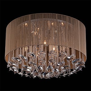 Потолочная люстра 3292 3292/7 хром/прозрачный хрусталь Strotskis