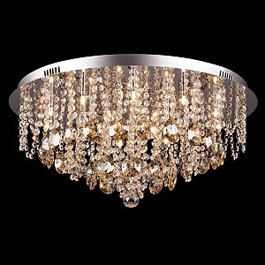 Потолочная люстра 100 3239/16 хром/тонированный хрусталь Strotskis