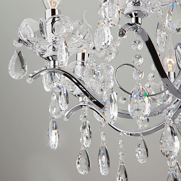 Подвесная люстра Brianna 3188/8 хром Strotskis