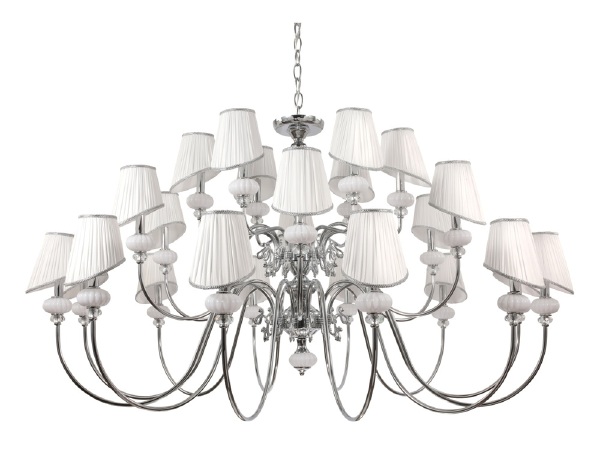 Подвесная люстра Crystal Lux ALMA WHITE SP-PL12+6+6