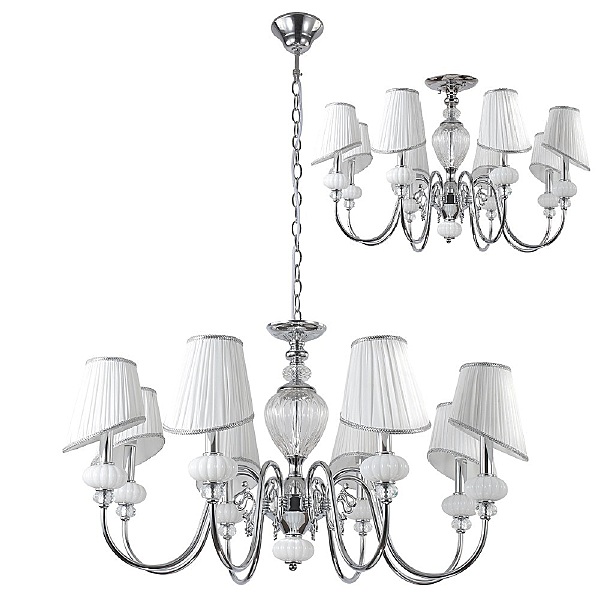 Подвесная люстра Crystal Lux ALMA WHITE SP-PL8