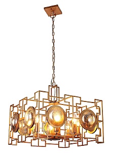 Подвесная люстра Crystal Lux CUENTO SP8 GOLD