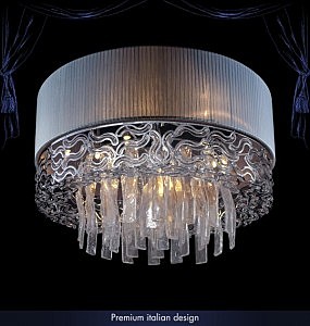 Потолочная люстра 504 505/9 Neretto хром/хрусталь Strotskis нов.упаковка (уп. Premium)