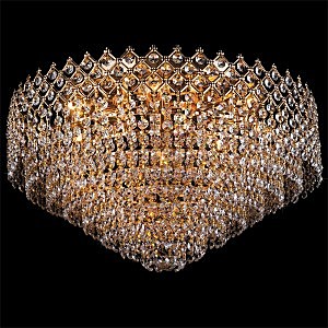 Потолочная люстра 3171 3171/8 золото/прозрачный хрусталь Strotskis