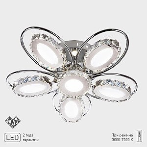 Потолочная люстра Atlanta 90029/6 хром 36W