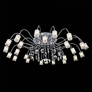 Потолочная люстра 5124 5124/24 хром/синий+красный+фиолетовый