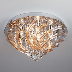 Потолочная люстра Dallas 80116/8 хром/белый