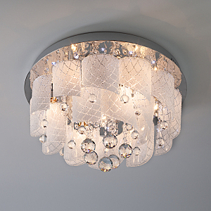 Потолочная люстра Cascade 80117/8 хром/белый