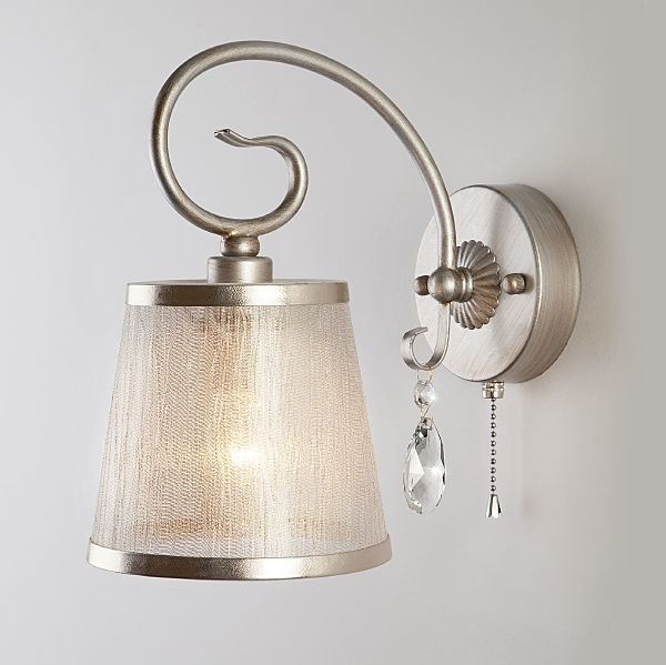 Настенное бра Liona 60065/1 серебро