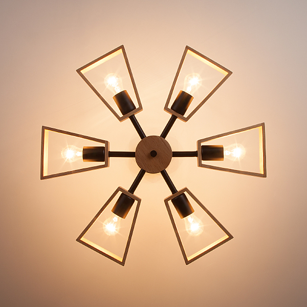 Потолочная люстра Klark 70056/6 черный