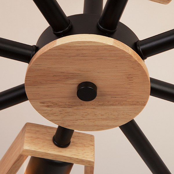 Люстра на штанге Klark 70056/8 черный