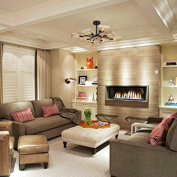 Люстра на штанге Klark 70056/8 черный