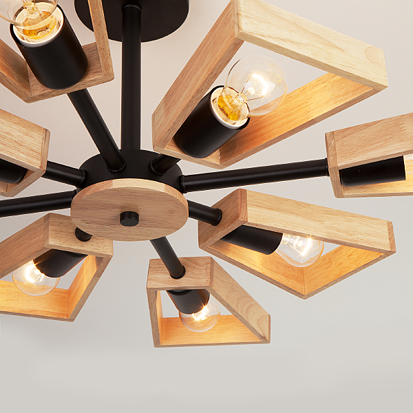 Люстра на штанге Klark 70056/8 черный