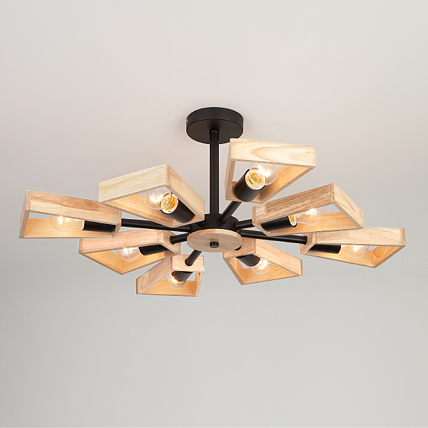 Люстра на штанге Klark 70056/8 черный