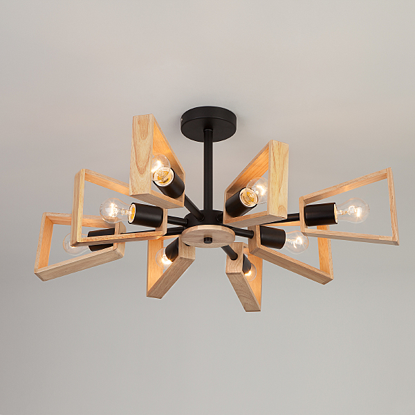 Люстра на штанге Klark 70056/8 черный