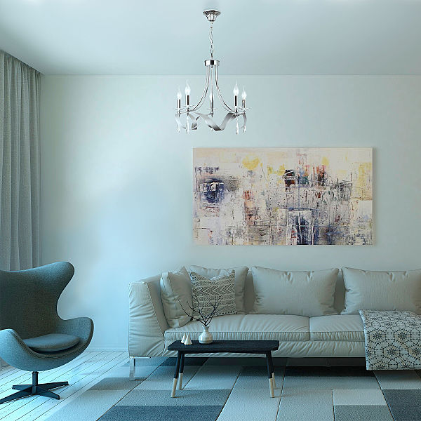 Подвесная люстра Adelia 60064/5 хром