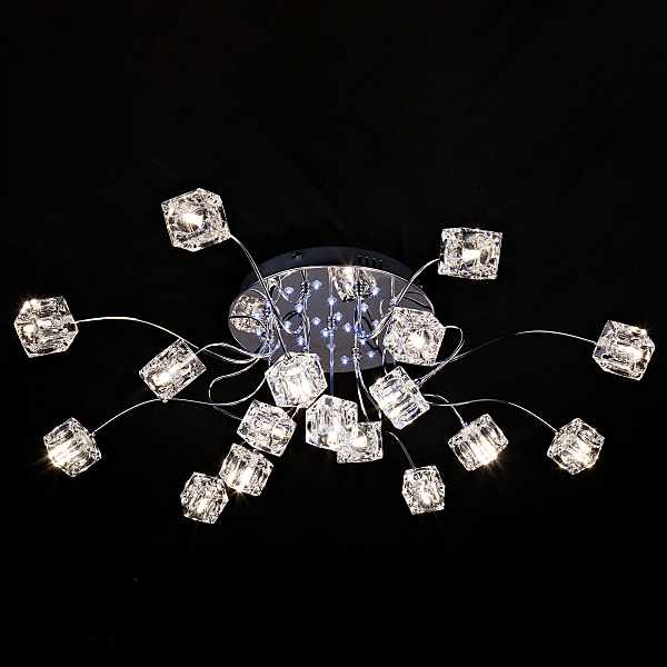 Потолочная люстра Trinity 80113/17 хром/белый