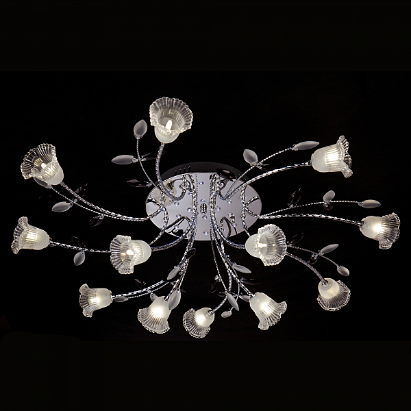 Потолочная люстра Florescence 80114/12 хром/белый