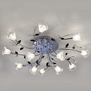 Потолочная люстра Florescence 80114/12 хром/белый