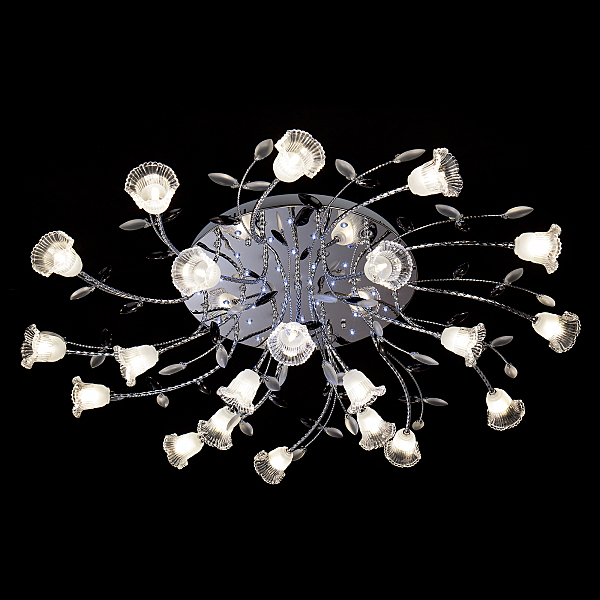 Потолочная люстра Florescence 80114/21 хром/белый