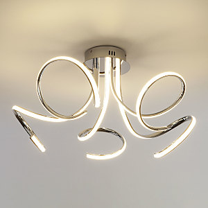 Потолочная люстра Supreme 90068/5 хром 72W