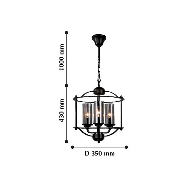 Светильник подвесной Kiara 2057-3P