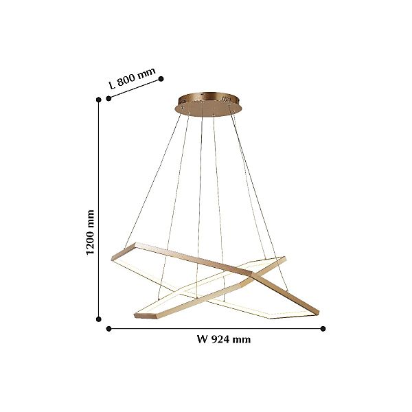 Подвесная люстра Hexagon 2103-14P