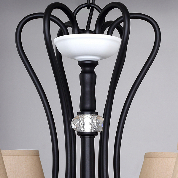Подвесная люстра Laurel black 2174-6P