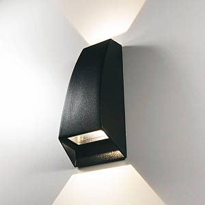 Уличный настенный светильник 1016 1016 TECHNO черный