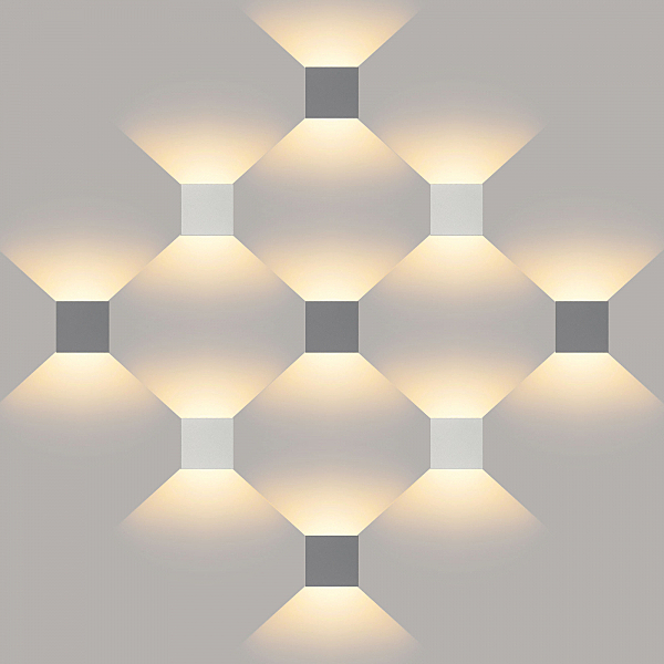 Уличный настенный светильник 1548 1548 TECHNO LED WINNER серый