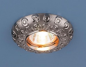 Встраиваемый светильник Elektrostandart 7219 MR16 SN никель