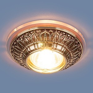 Встраиваемый светильник Elektrostandart 6024 MR16 GD золото