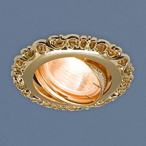 Встраиваемый светильник Elektrostandart 636 MR16 GD золото