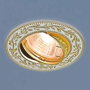 Встраиваемый светильник 713 713 MR16 WH/GD белый/золото