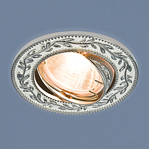 Встраиваемый светильник 713 713 MR16 WH/SL белый/серебро