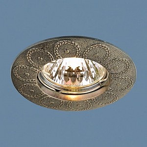 Встраиваемый светильник Elektrostandart 603 MR16 GAB бронза