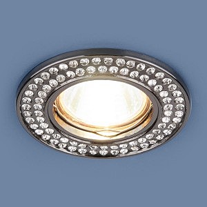 Встраиваемый светильник Elektrostandart 8334 MR16 GU/CL черный/прозрачный