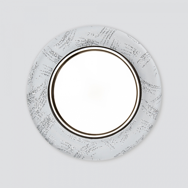 Встраиваемый светильник 1062 1062 GX53 WH/SL белый/серебро