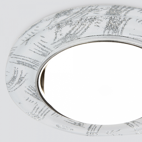 Встраиваемый светильник 1062 1062 GX53 WH/SL белый/серебро