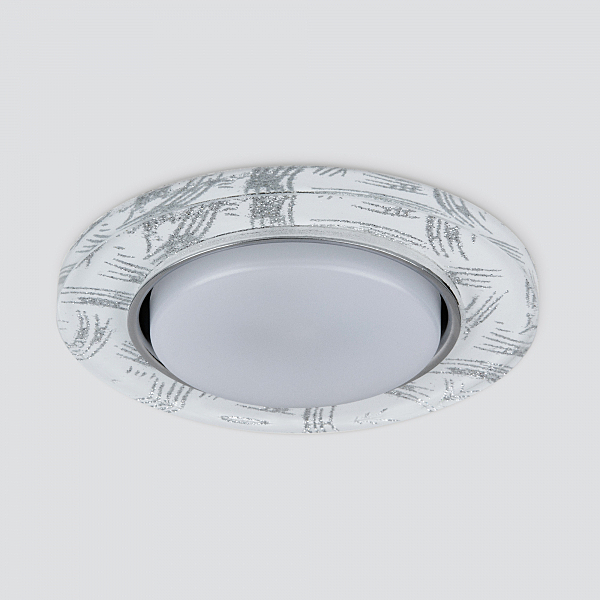 Встраиваемый светильник 1062 1062 GX53 WH/SL белый/серебро