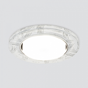 Встраиваемый светильник 1062 1062 GX53 WH/SL белый/серебро