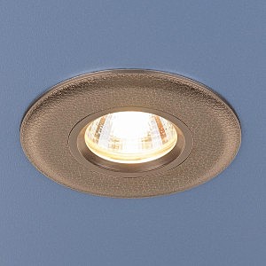 Встраиваемый светильник Elektrostandart 107 MR16 GD золото