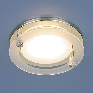 Встраиваемый светильник Elektrostandart 1068 GX53 GD золото