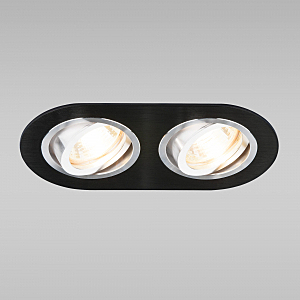 Встраиваемый светильник 1061 1061/2 MR16 BK черный