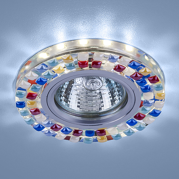 Встраиваемый светильник 2195 2195 MR16 SL/MLT зеркальный/мульти