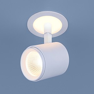 Встраиваемый светильник Elektrostandart DSR002 9W 3300K белый матовый